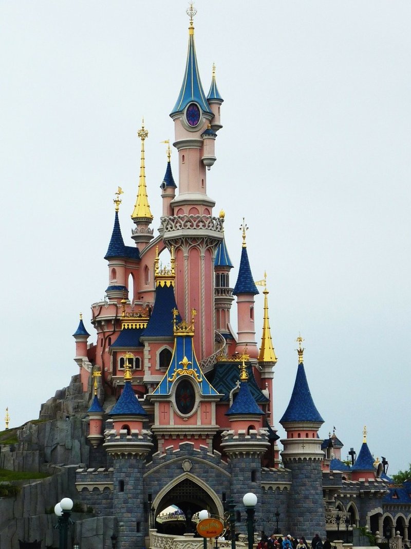 Het kasteel van Doornroosje in Disneyland Paris